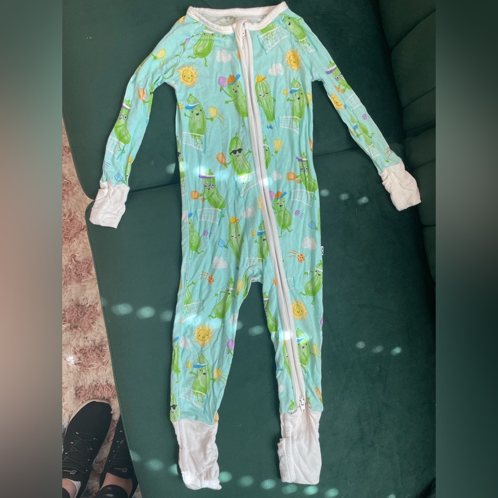 Little Sleepies 6-12 mo Pickleball One-Piece Footie